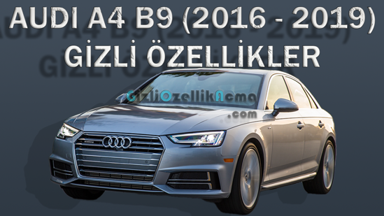 Picture of Hidden Features - Audi A4 B9 (2016 and later)