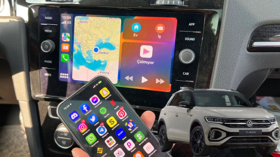 Volkswagen T-Roc Kablosuz Apple CarPlay Aktivasyonu (2020-2024)